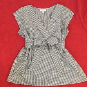 Motherhood Maternity gingham shirt